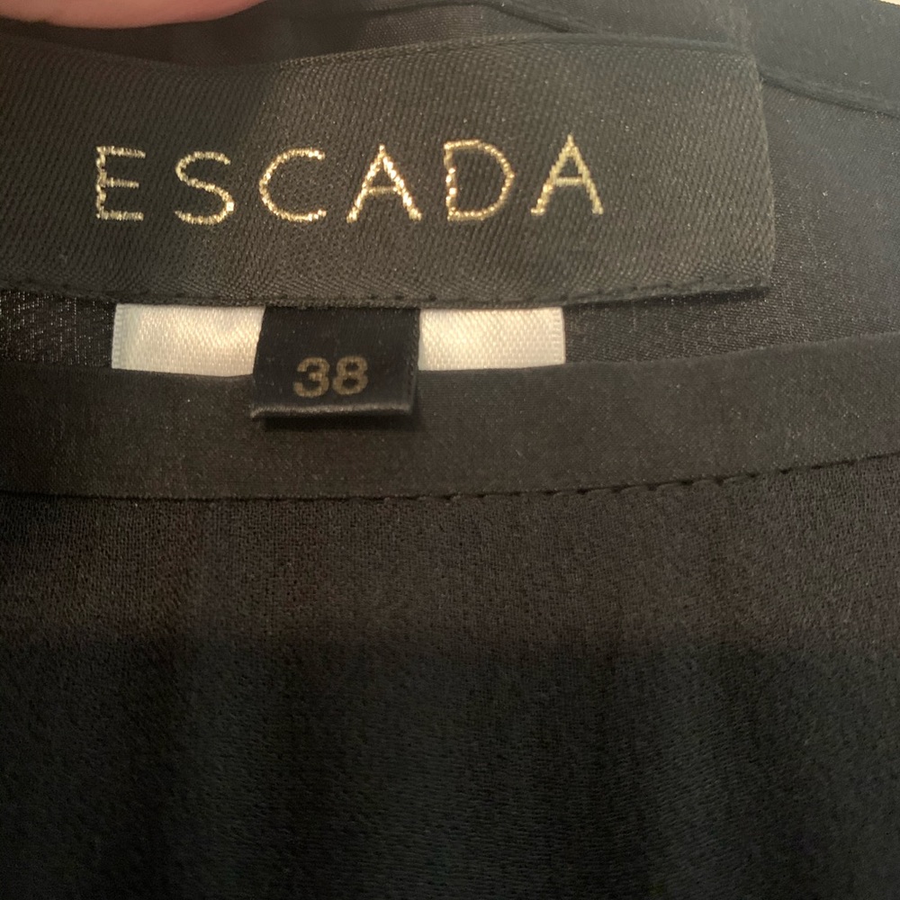 Escada black silk skirt - Picture 6 of 13